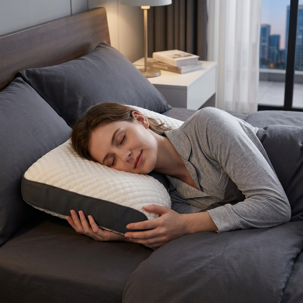 Memory Foam Pillow 2.0 Anti-Snore, Spine & Neck Support For Sleep