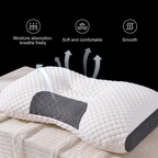 Memory Foam Pillow 2.0 Anti-Snore, Spine & Neck Support For Sleep