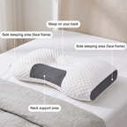 Memory Foam Pillow 2.0 Anti-Snore, Spine & Neck Support For Sleep
