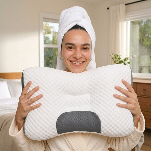 Memory Foam Pillow 2.0 Anti-Snore, Spine & Neck Support For Sleep
